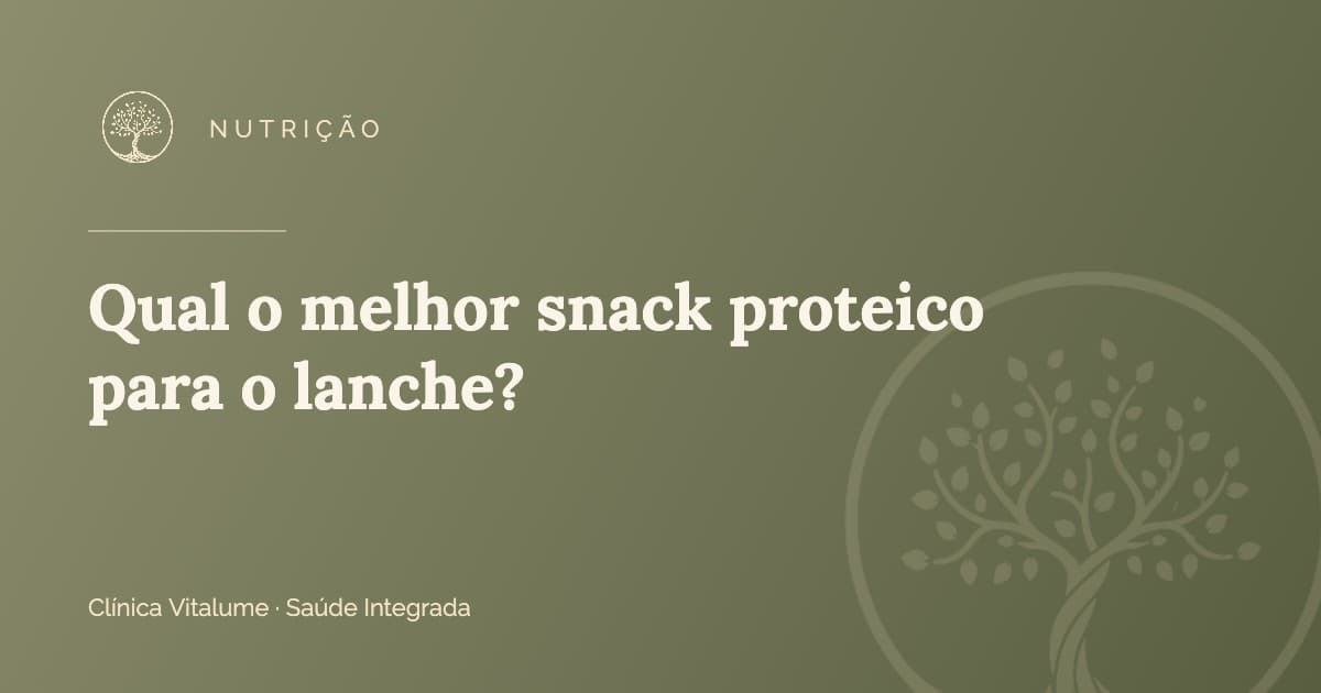 Capa do artigo: Qual o melhor snack proteico para o lanche?